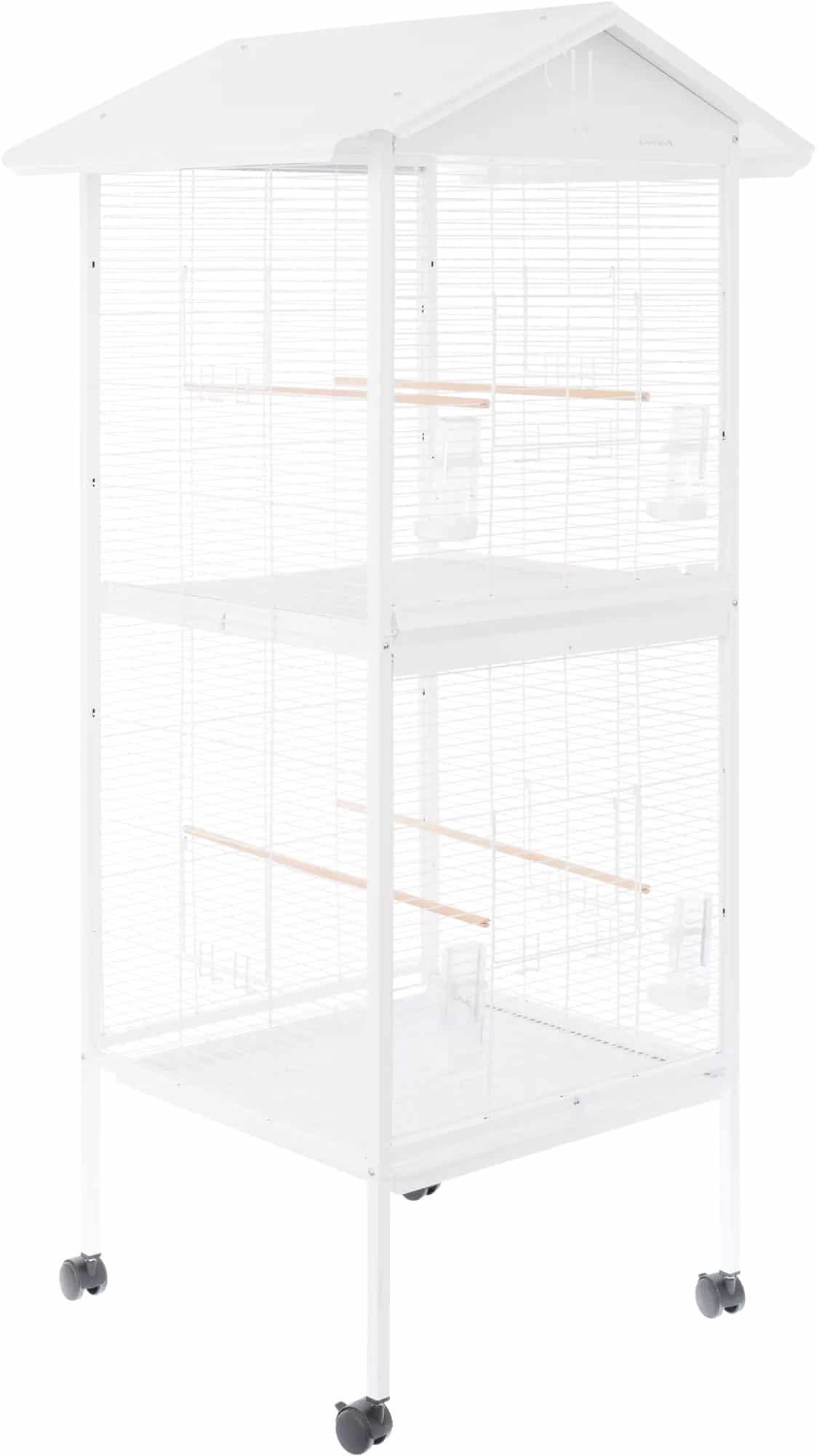 ZOLUX Vogelvoliere CHIC DUO weiß H165