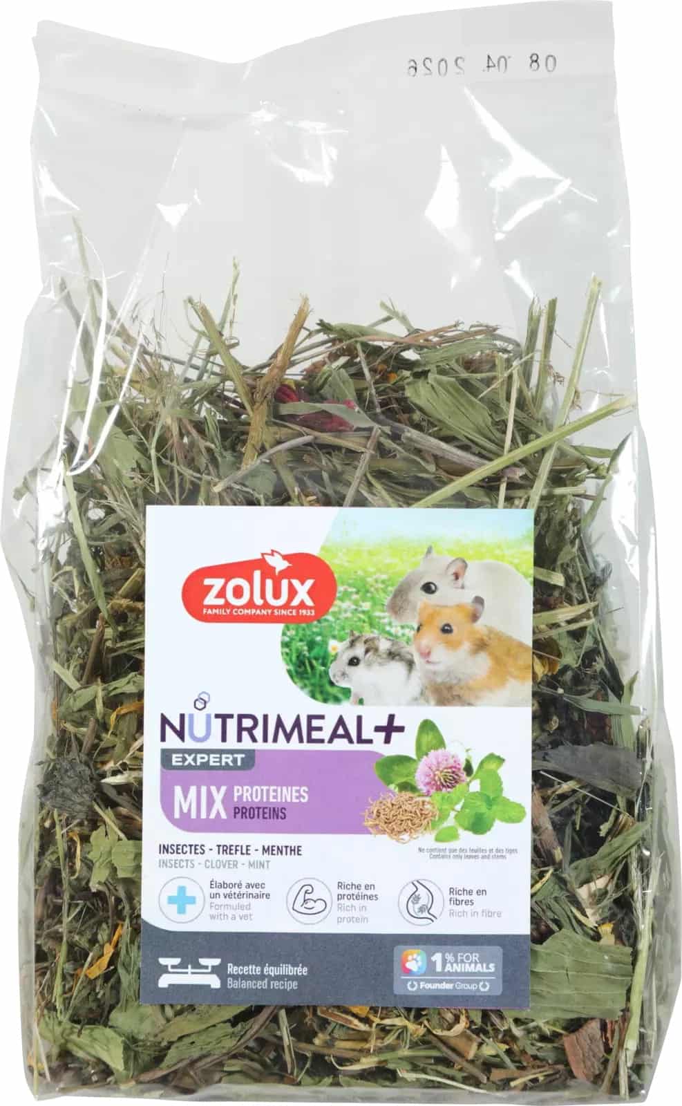 ZOLUX Proteinmischung für Hamster/Rennmäuse NUTRIMEAL MIX 100g
