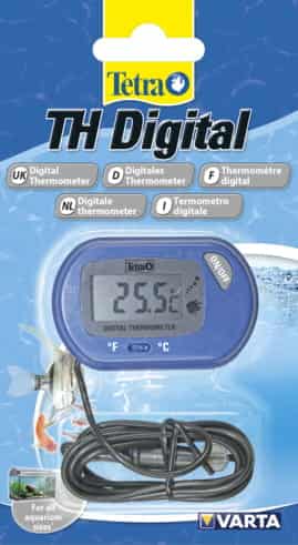 TETRA TH Digitales Aquarienthermometer – Elektronisches Thermometer für Aquarien