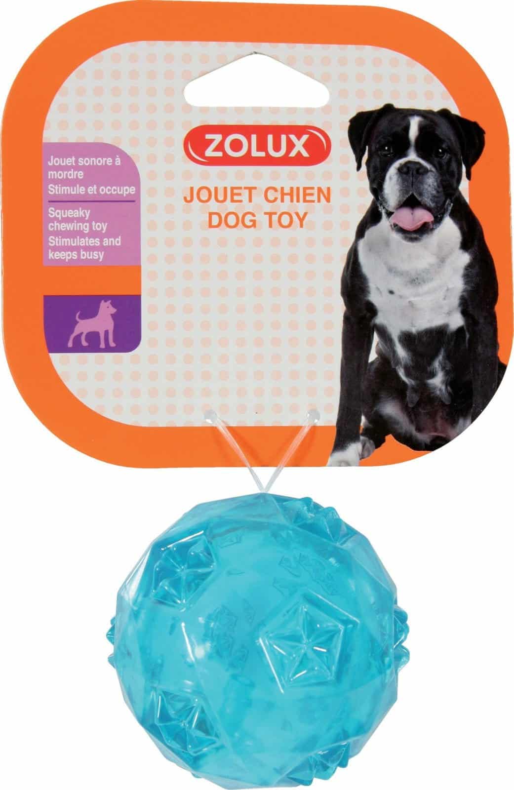 ZOLUX Hundespielzeug Ball TPR POP 6 cm türkis