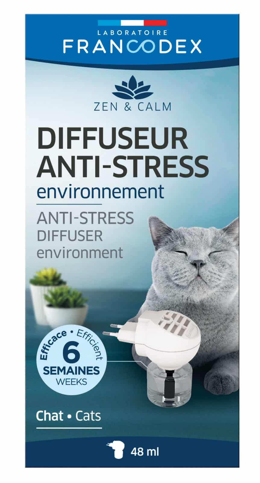 FRANCODEX Anti-Stress-Diffusor für Katzen