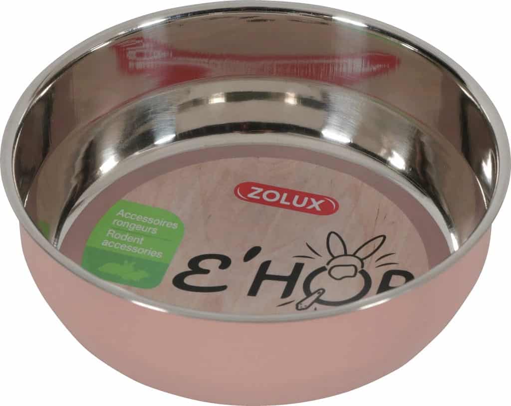 ZOLUX Futternapf für Nager und kleine Säugetiere EHOP 400 ml Farbe: rosa