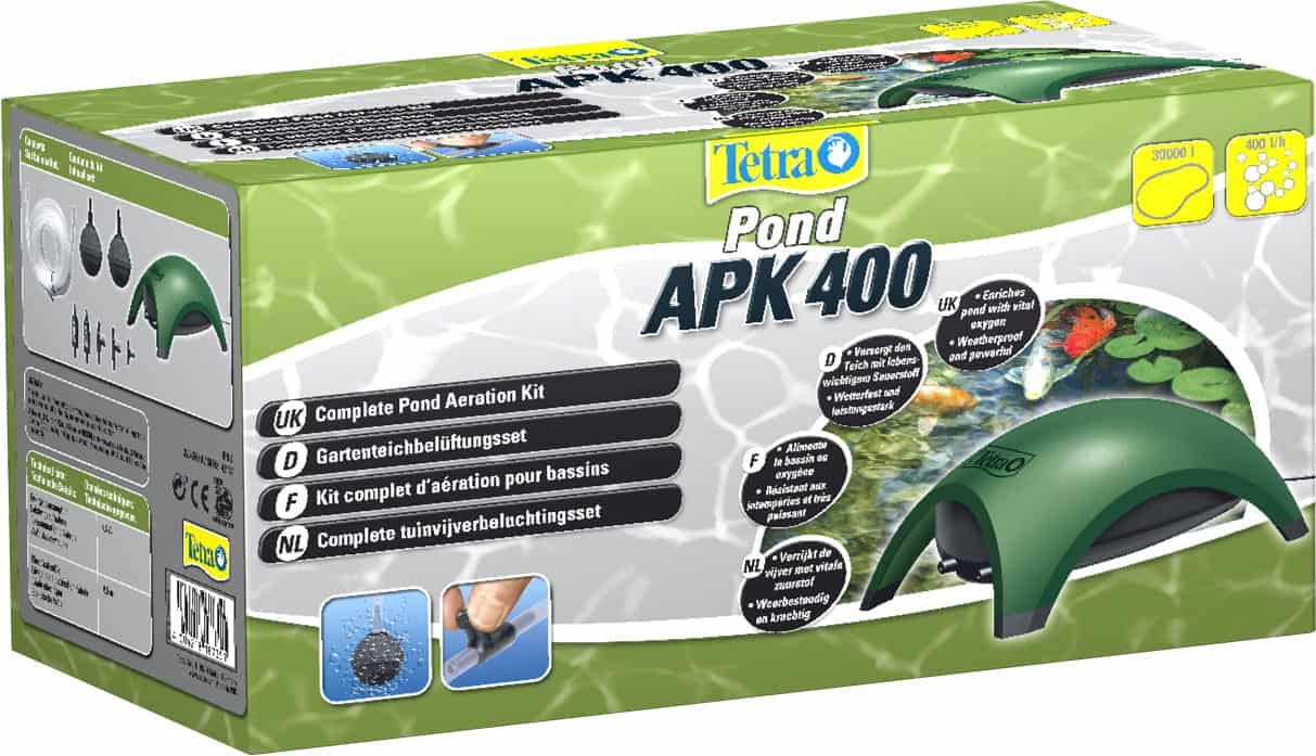 TETRA Pond APK 400 Air Pump Kit – Luftpumpen-Set für Gartenteiche