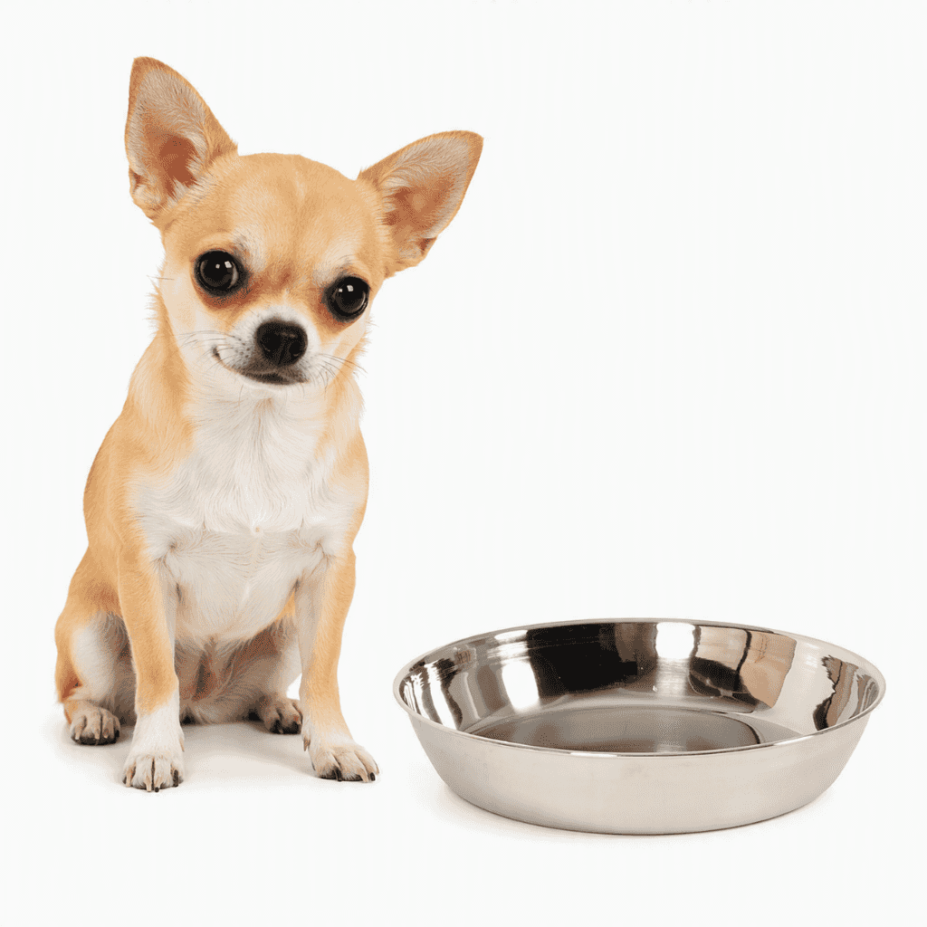 ZOLUX Edelstahlnapf für Hund und Katze INOX 13 cm 0,23 L