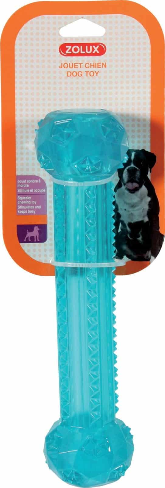 ZOLUX Hundespielzeug Stick TPR POP 25 cm türkis