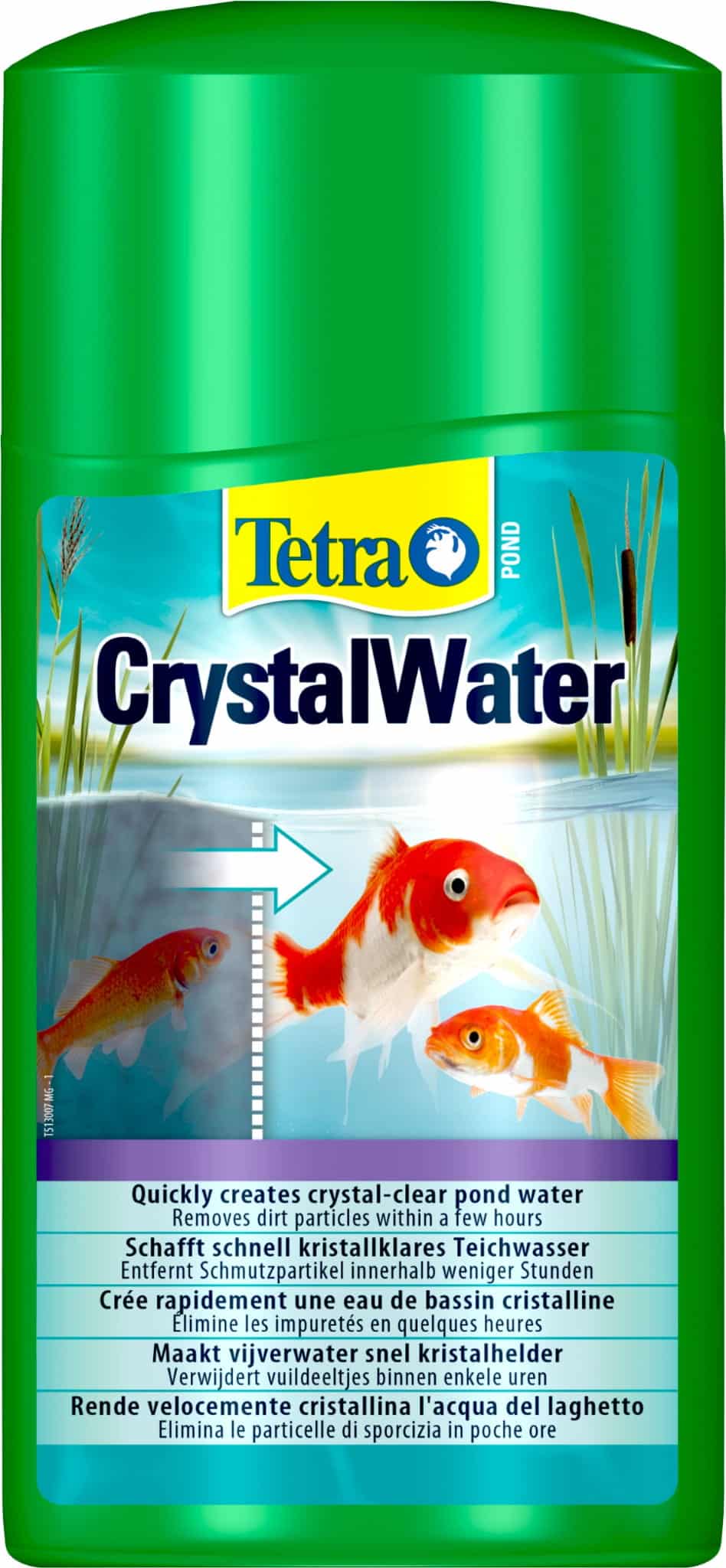 TETRA Pond CrystalWater 1 l – Präparat für den Gartenteich, reinigt das Wasser
