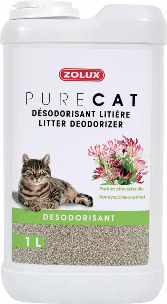 ZOLUX  Geißblatt-Katzenstreu-Neutralisator PURECAT 1L