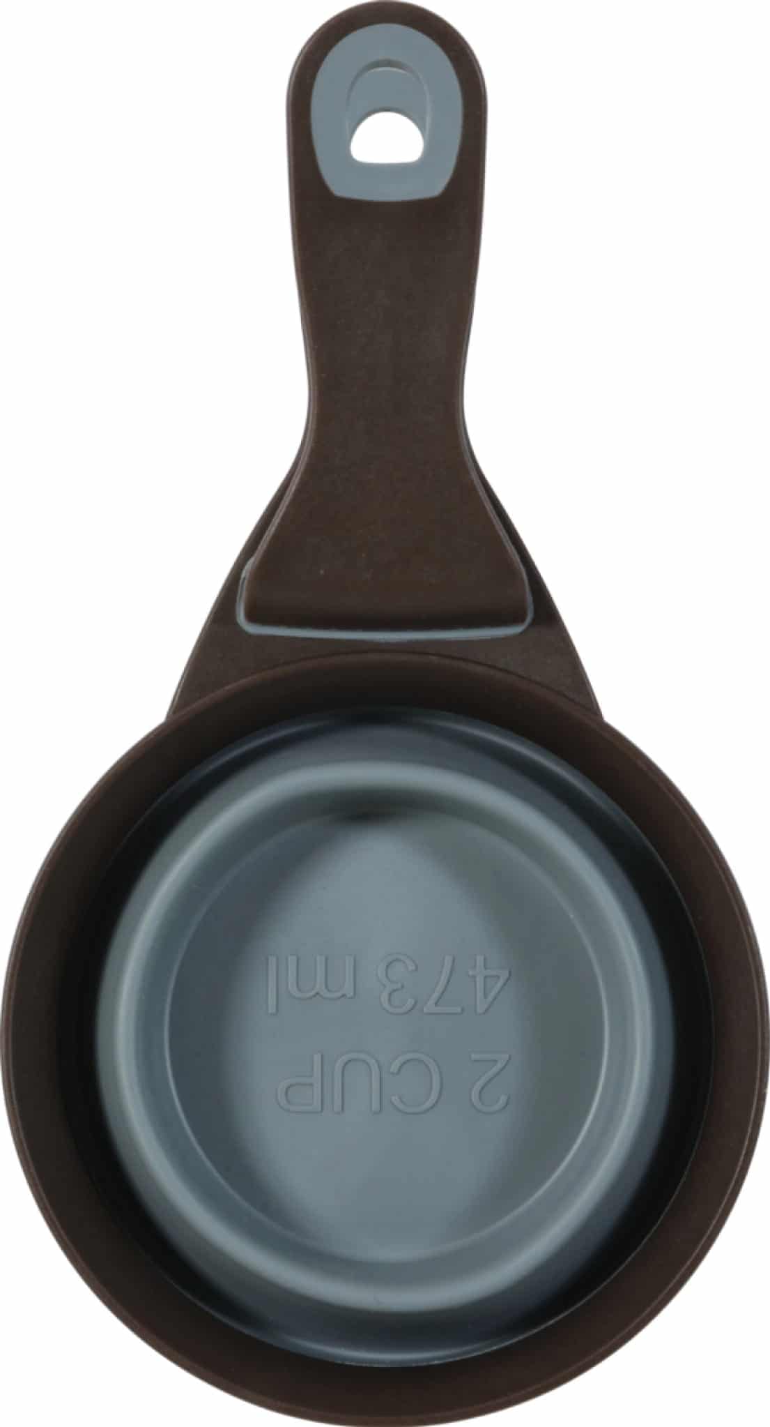 ZOLUX 2-in-1 Messlöffel mit Futter-Clip Größe L grau 22x12 cm
