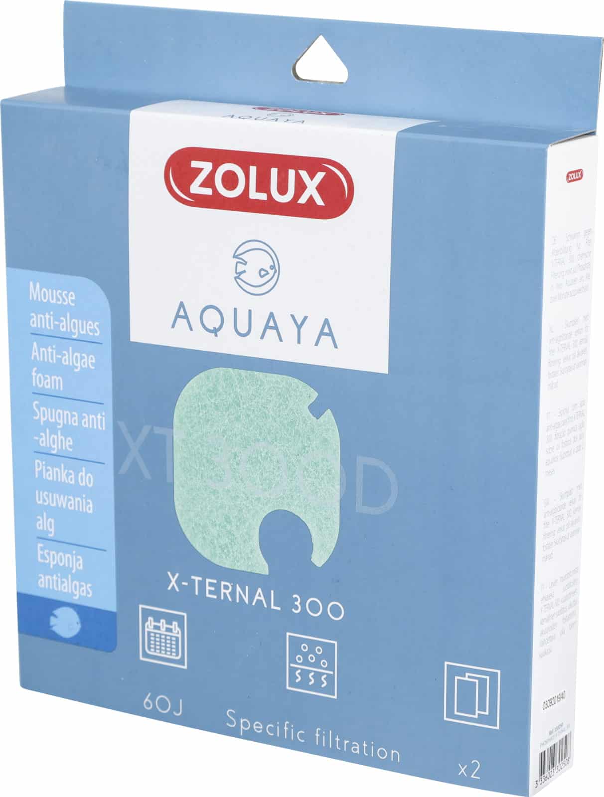 Zolux Filtereinsatz gegen Algen – Phosphate AQUAYA XTERNAL 300