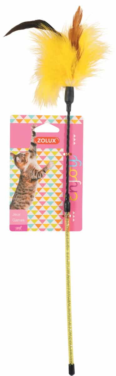 ZOLUX Katzenspielzeug Angel mit Federn 53,5 cm