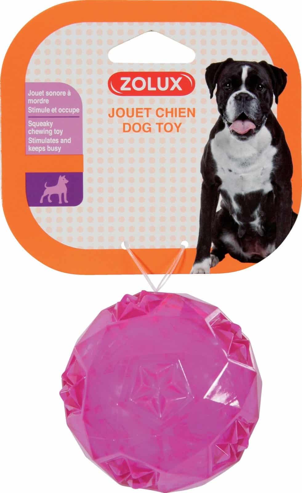 ZOLUX Hundespielzeug Ball TPR POP 7,5 cm rosa
