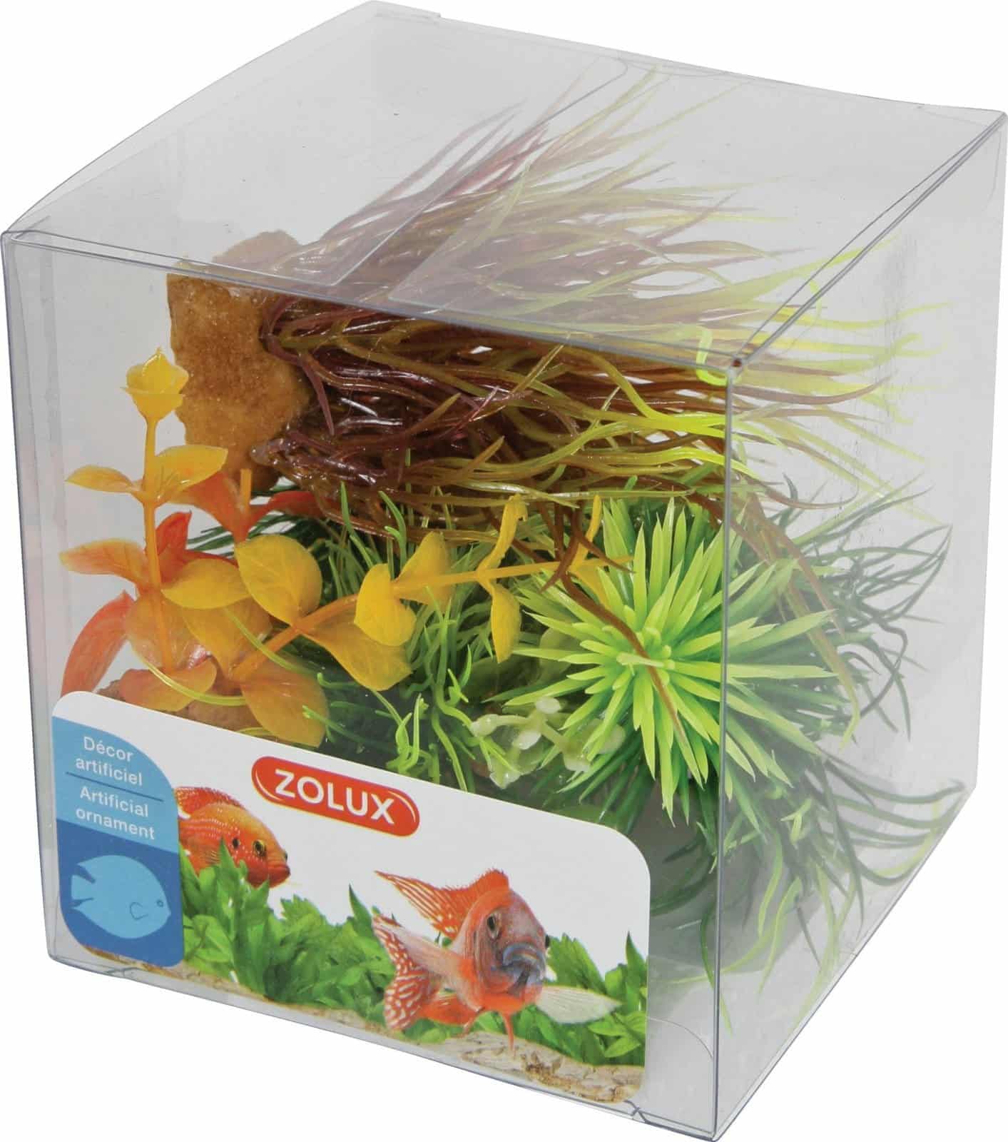 ZOLUX Aquariumsdekoration – Pflanzen-Mix x 6 Stück, Set 3