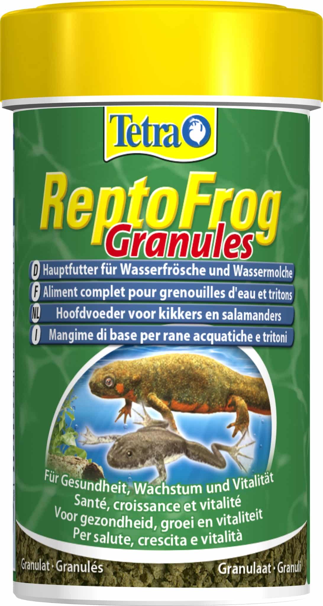 TETRA ReptoFrog Granules 100 ml – Hauptfutter für Wasserfrösche und Molche.