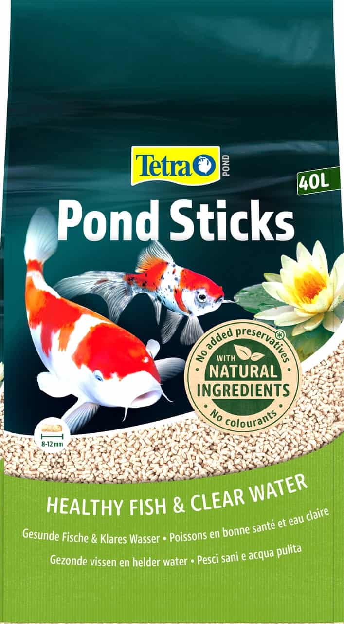 TETRA Pond Sticks 40 L – Futtersticks für Teichfische im Gartenteich