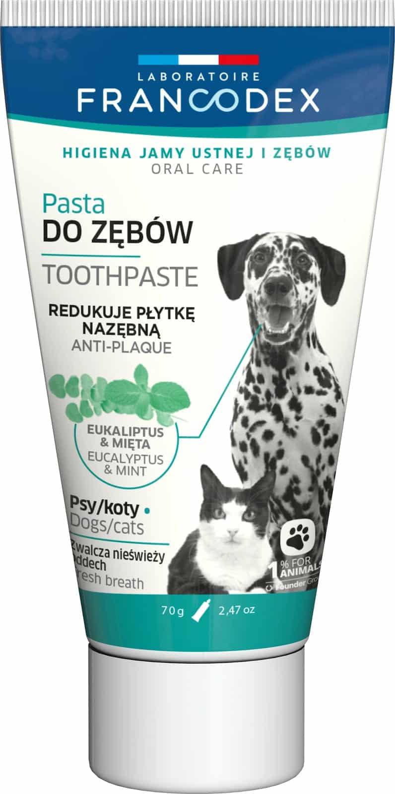 FRANCODEX PL Zahnpasta für Hunde und Katzen 70 g