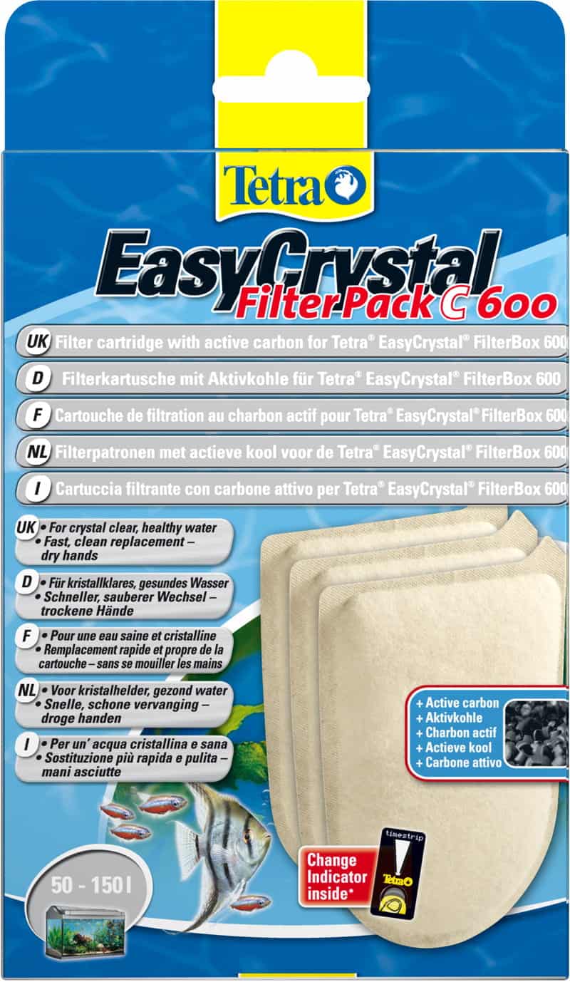 TETRA EasyCrystal Filter Pack C600 – Kohleeinsatz für EasyCrystal 600 Filter