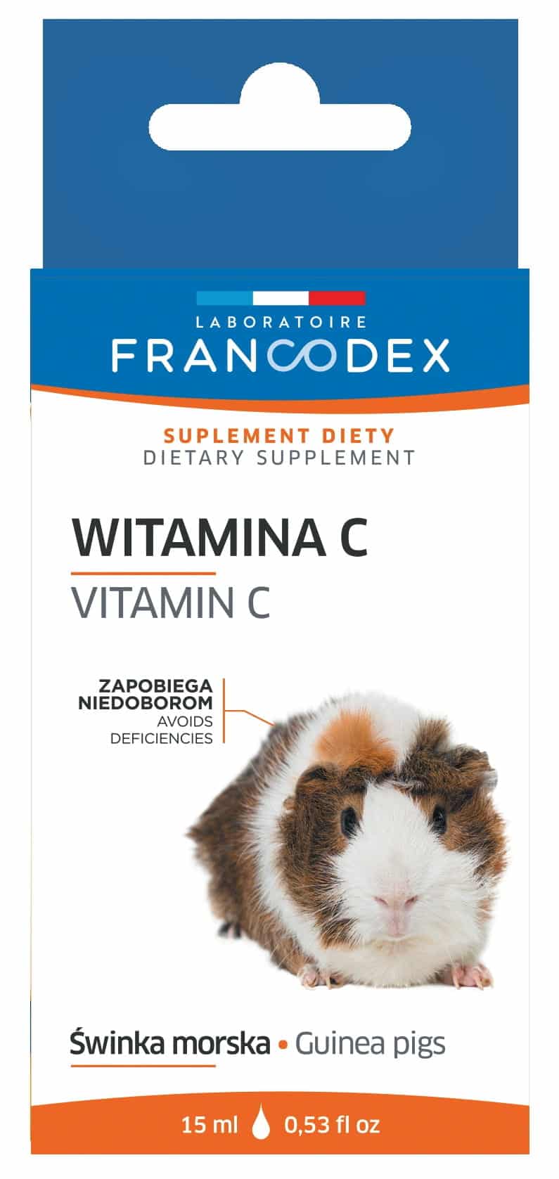FRANCODEX PL Vitamin C für Meerschweinchen – Prophylaxe, 15 ml