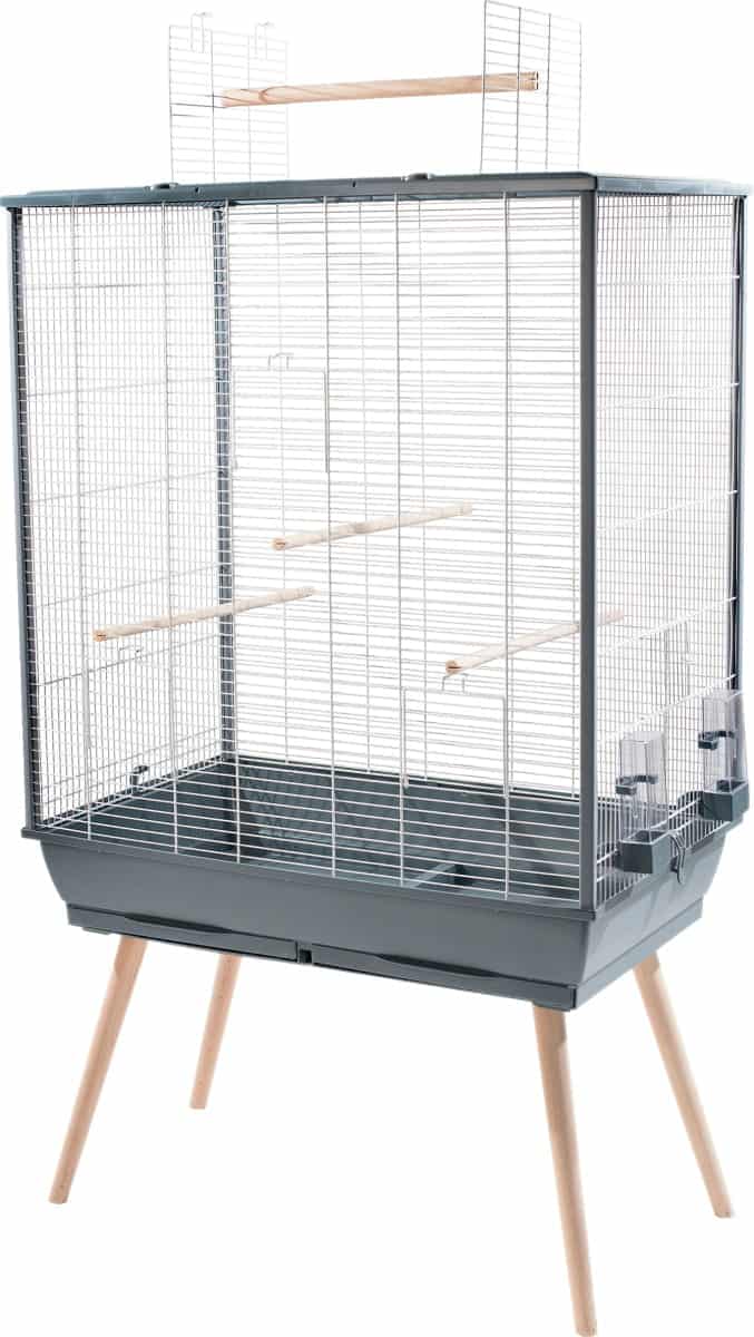 ZOLUX Vogelkäfig NEO JILI XL – Farbe Grau
