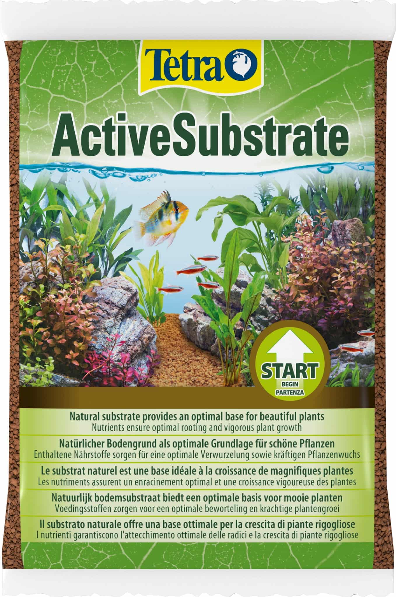 TETRA ActiveSubstrate 3 l – Bodengrund für optimales Pflanzenwachstum im Aquarium