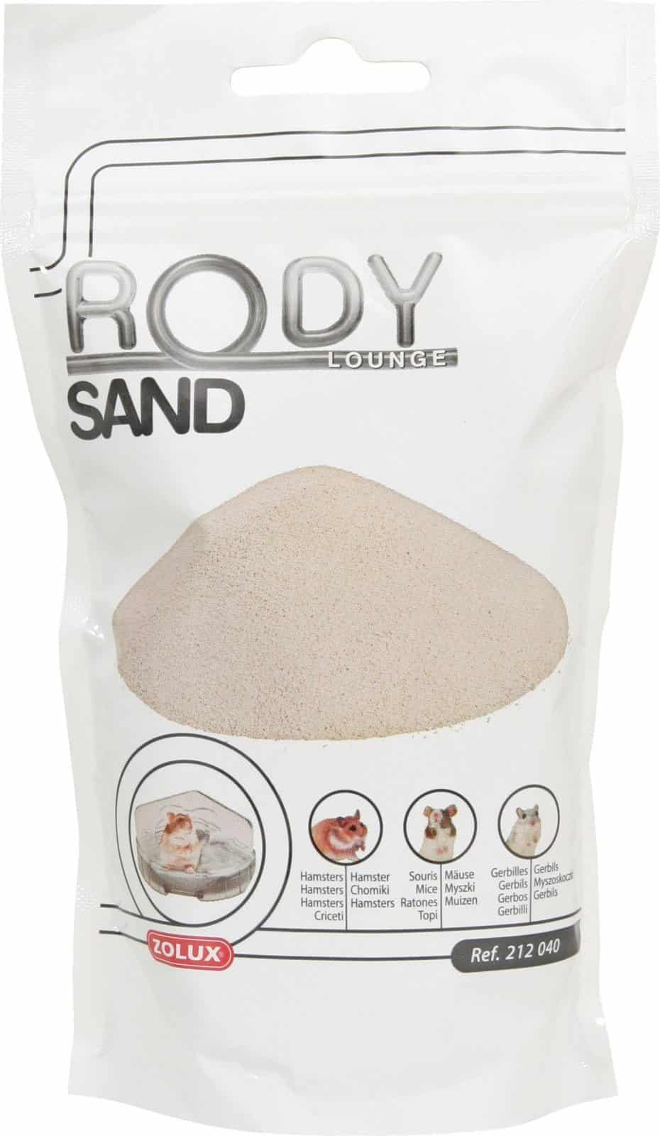 ZOLUX Badesand für Hamster, Mäuse und Rennmäuse RodySand 250 ml