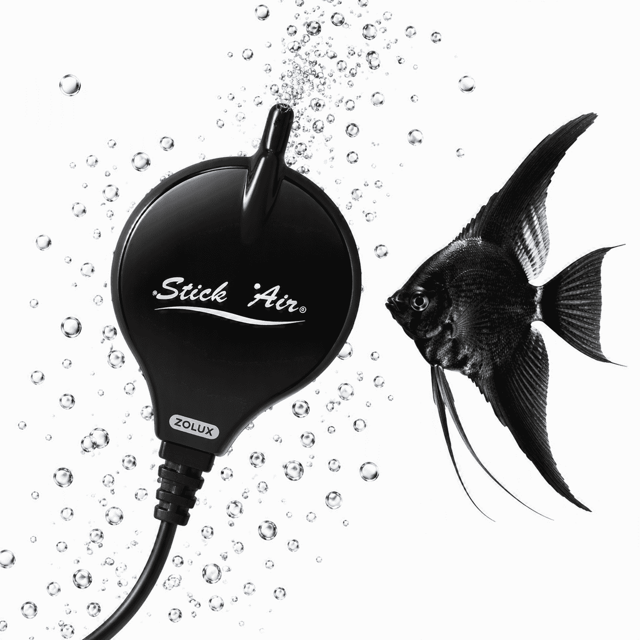 ZOLUX AQUAYA StickAir – Aquarium-Luftausströmer, schwarz
