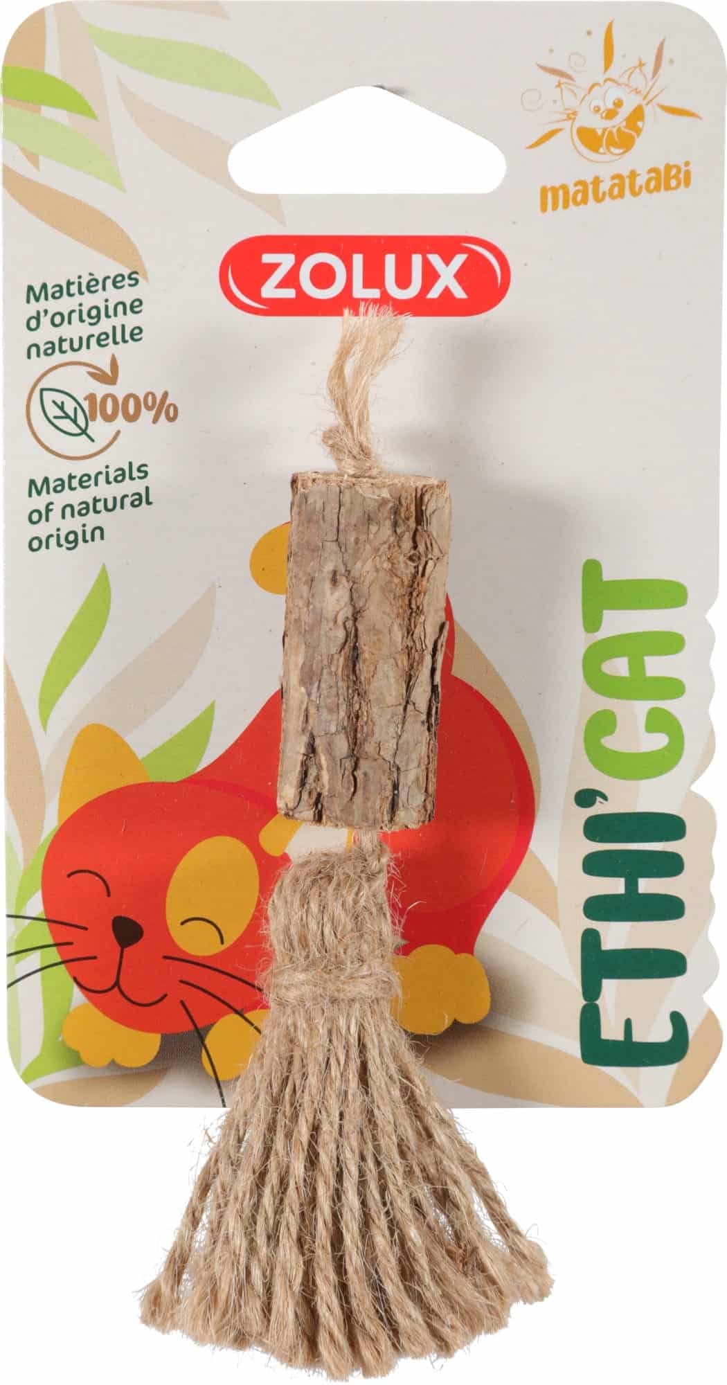 ZOLUX Katzenspielzeug Pompon aus Matatabi ETHICAT 11,2 cm