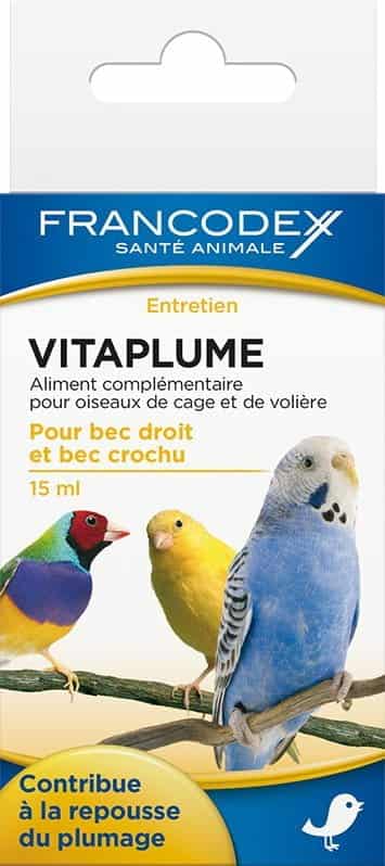 FRANCODEX Vitamine für Vögel für gesundes Gefieder, unterstützt den Stoffwechsel 15 ml