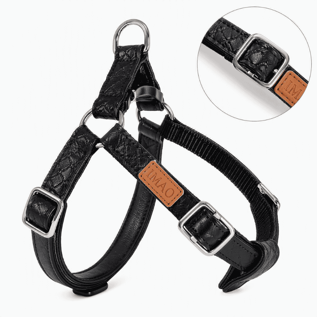 ZOLUX Geschirr für Hunde verstellbar IMAO PICCADILLY 20 mm Farbe: Schwarz