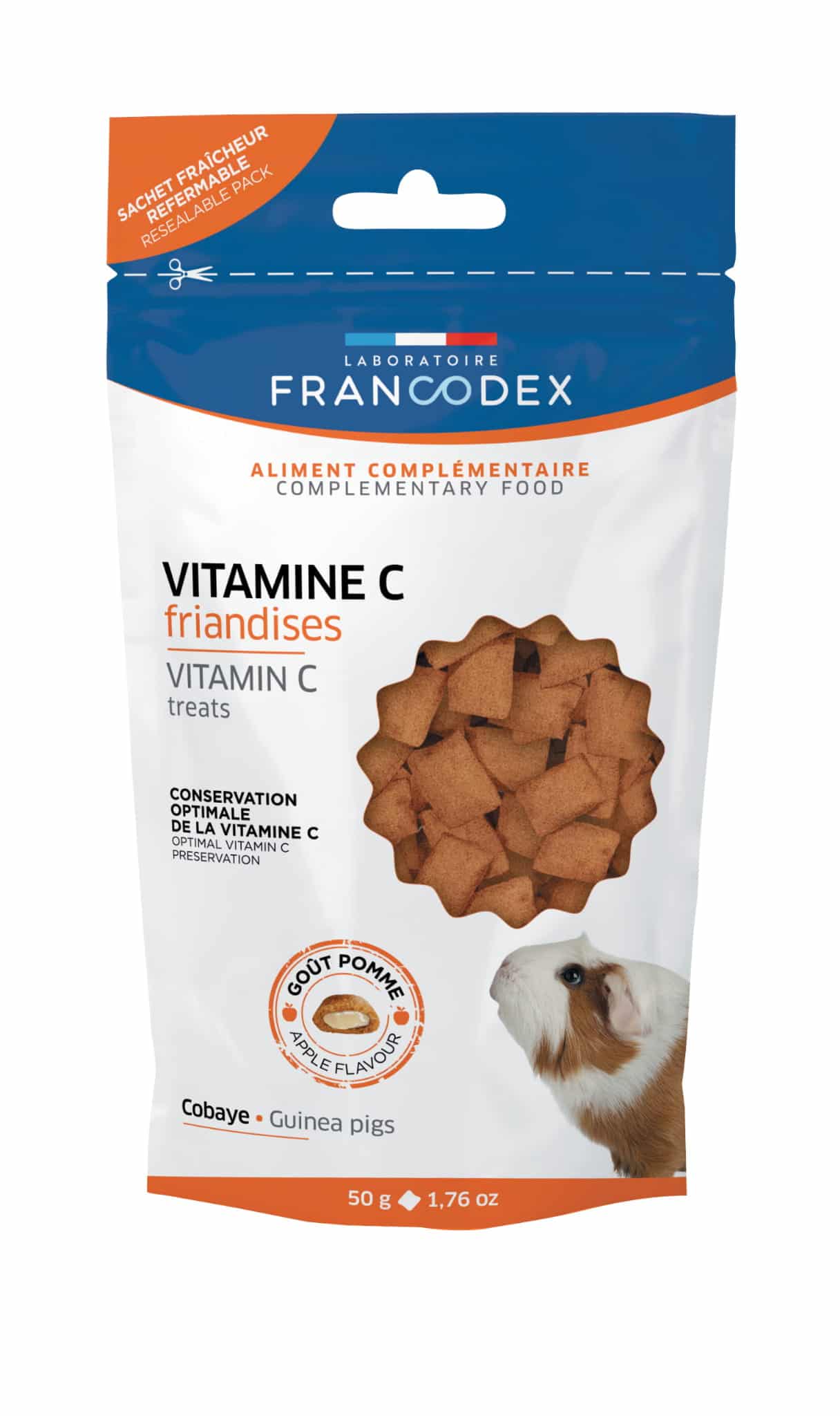 FRANCODEX Leckerei für Meerschweinchen mit Vit.C 50 g