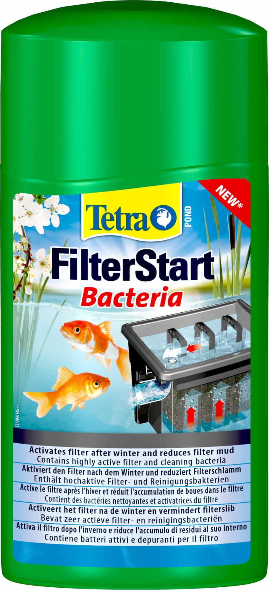 TETRA Pond FilterStart 1 l – Mischung aktiver Filterbakterien