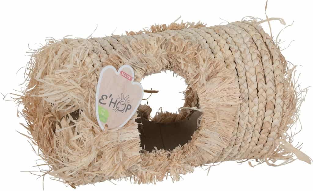 ZOLUX Tunnel für Kleinsäuger EHOP 40 cm aus Maisblättern