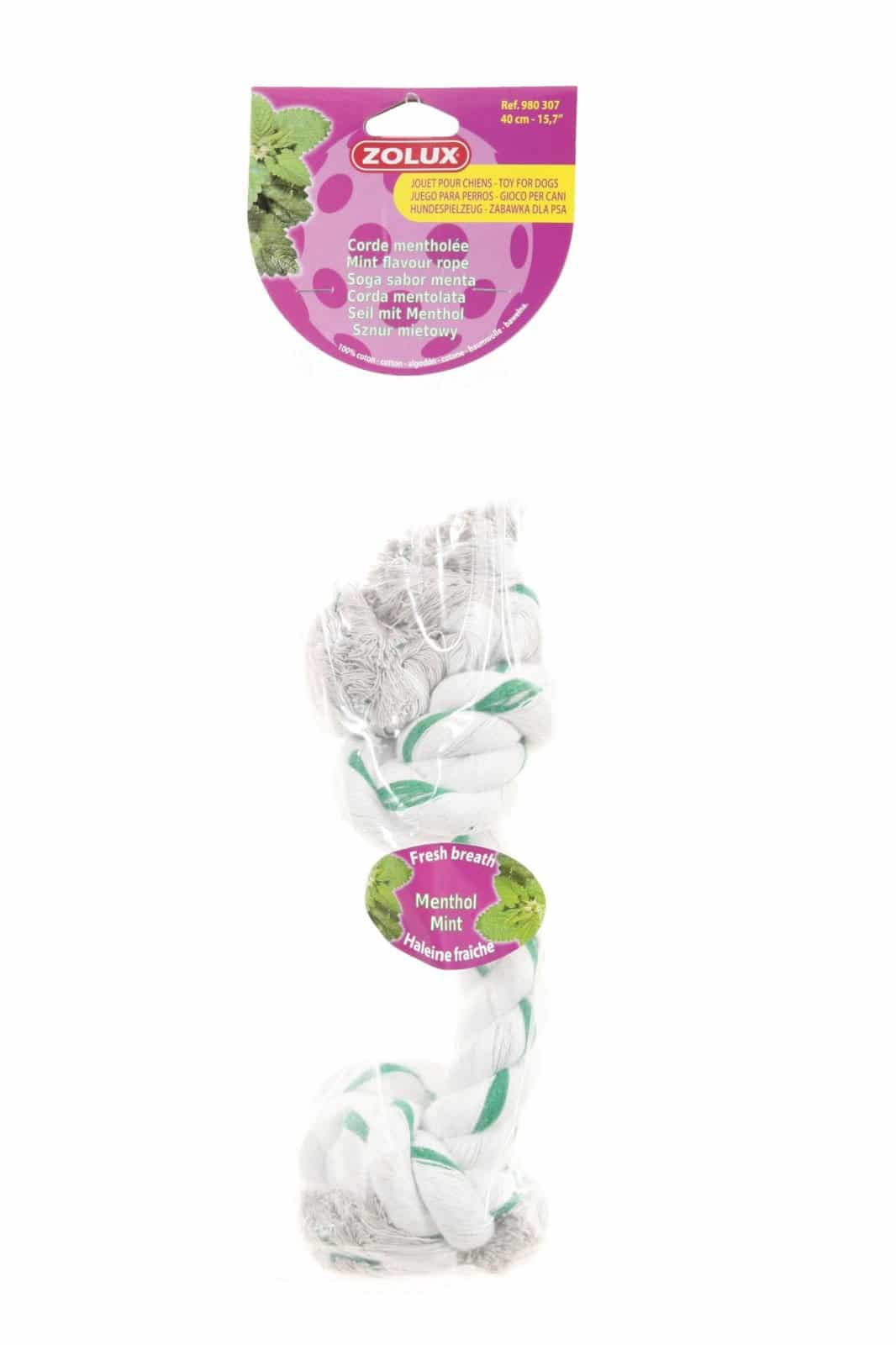 ZOLUX Hundespielzeug Menthol- Seil 32 cm