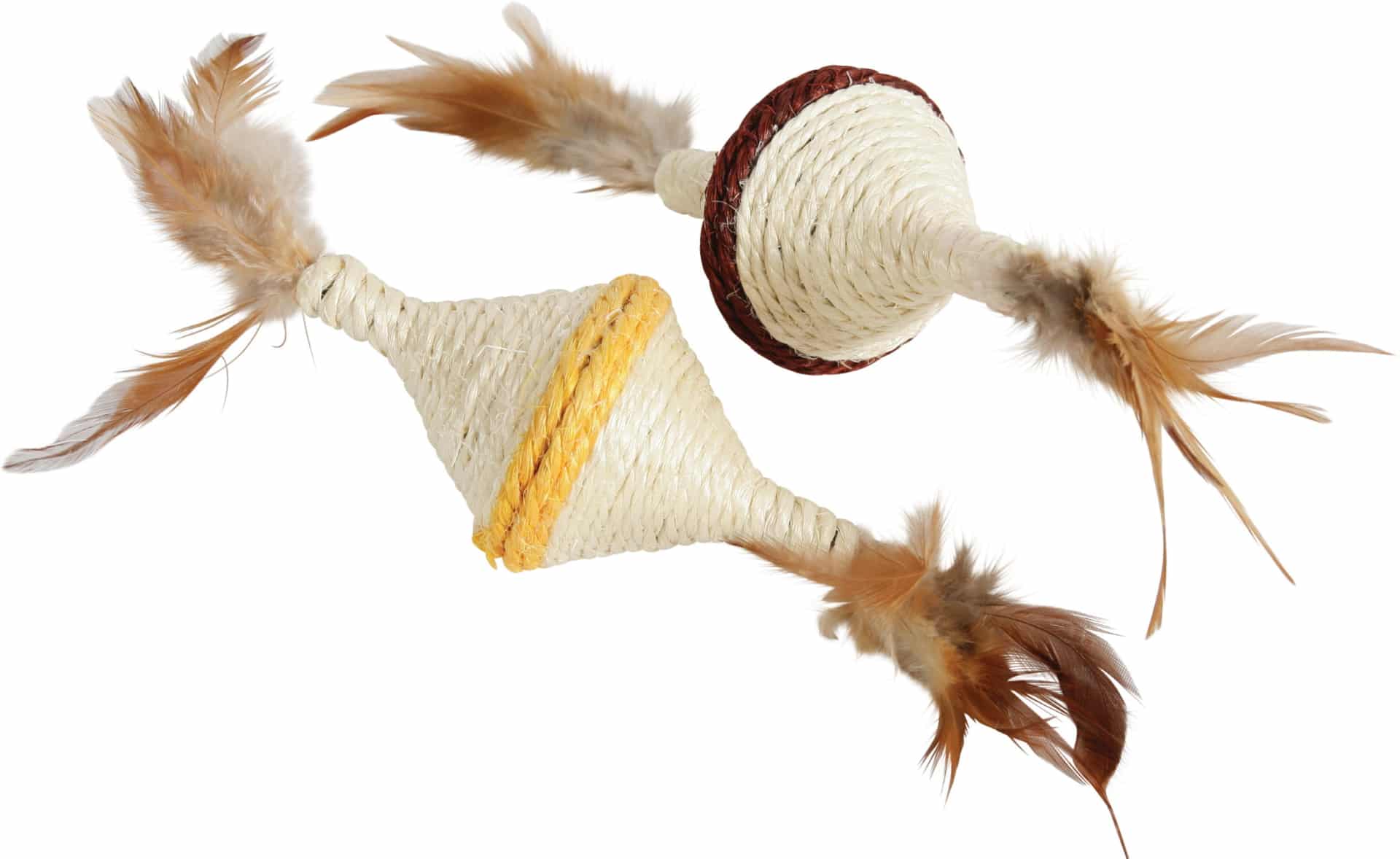 ZOLUX Katzenspielzeug Sisal mit Federn 28 cm