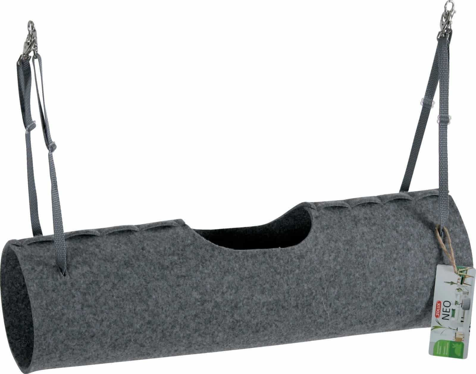 Zolux Kleintiertunnel zu Käfig NEO 145x145x530mm grau