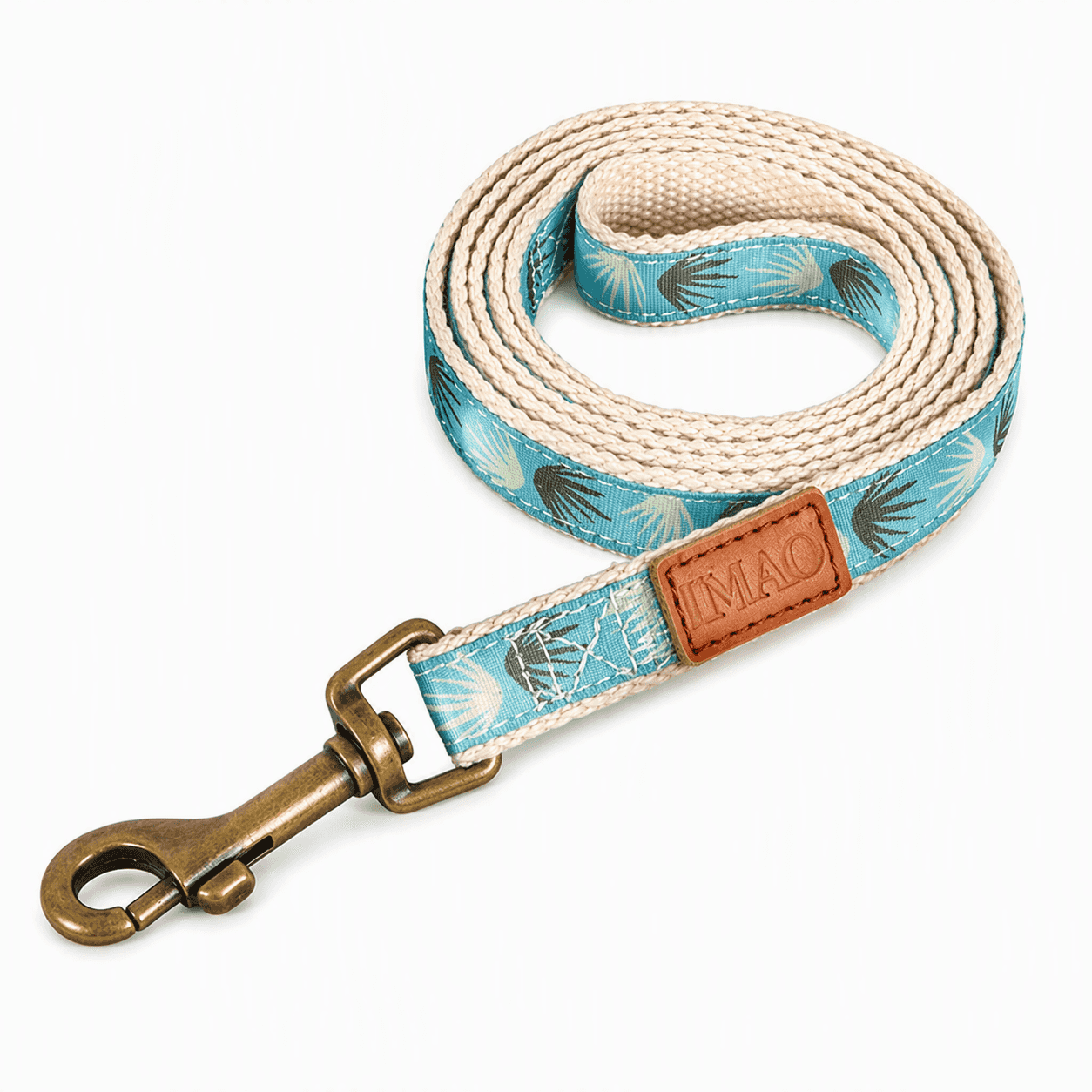 ZOLUX Strapazierfähige Hundeleine IMAO TAIGA 15 mm / 1,2 m Farbe: Blau