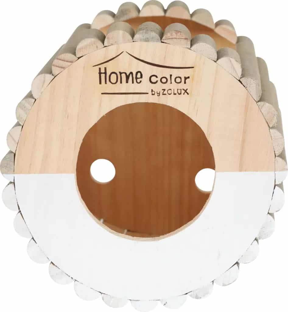 ZOLUX Holzhaus für Nagetiere Home Color aus Holzstämmen M 190x190x190 mm