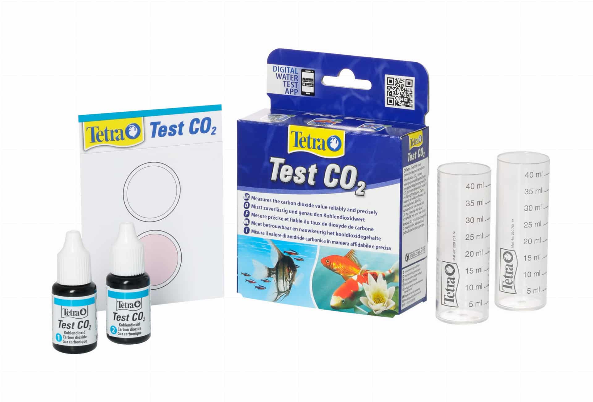 TETRA Test CO2 2 × 10 ml, Messung des Kohlendioxidgehalts (CO2) im Süßwasser