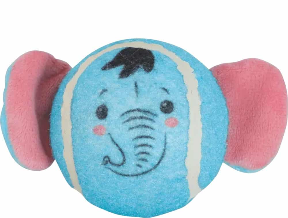 ZOLUX Hundespielzeug – Tennisball „Elefant“ Größe M
