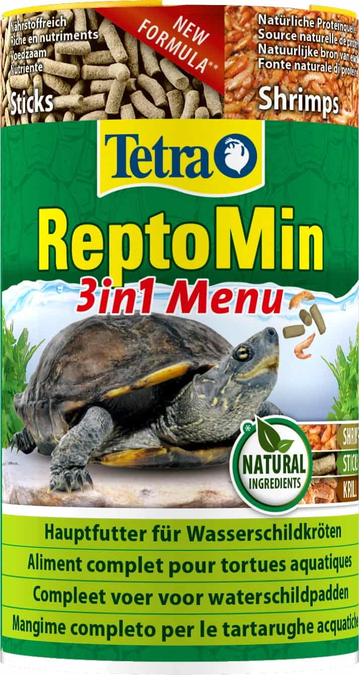 TETRA ReptoMin Menu 250 ml – Futtermischung für Wasserschildkröten.