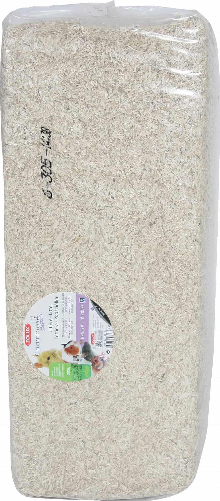 ZOLUX Einstreu für Kaninchen und Nagetiere Chambiose Nature 200 l