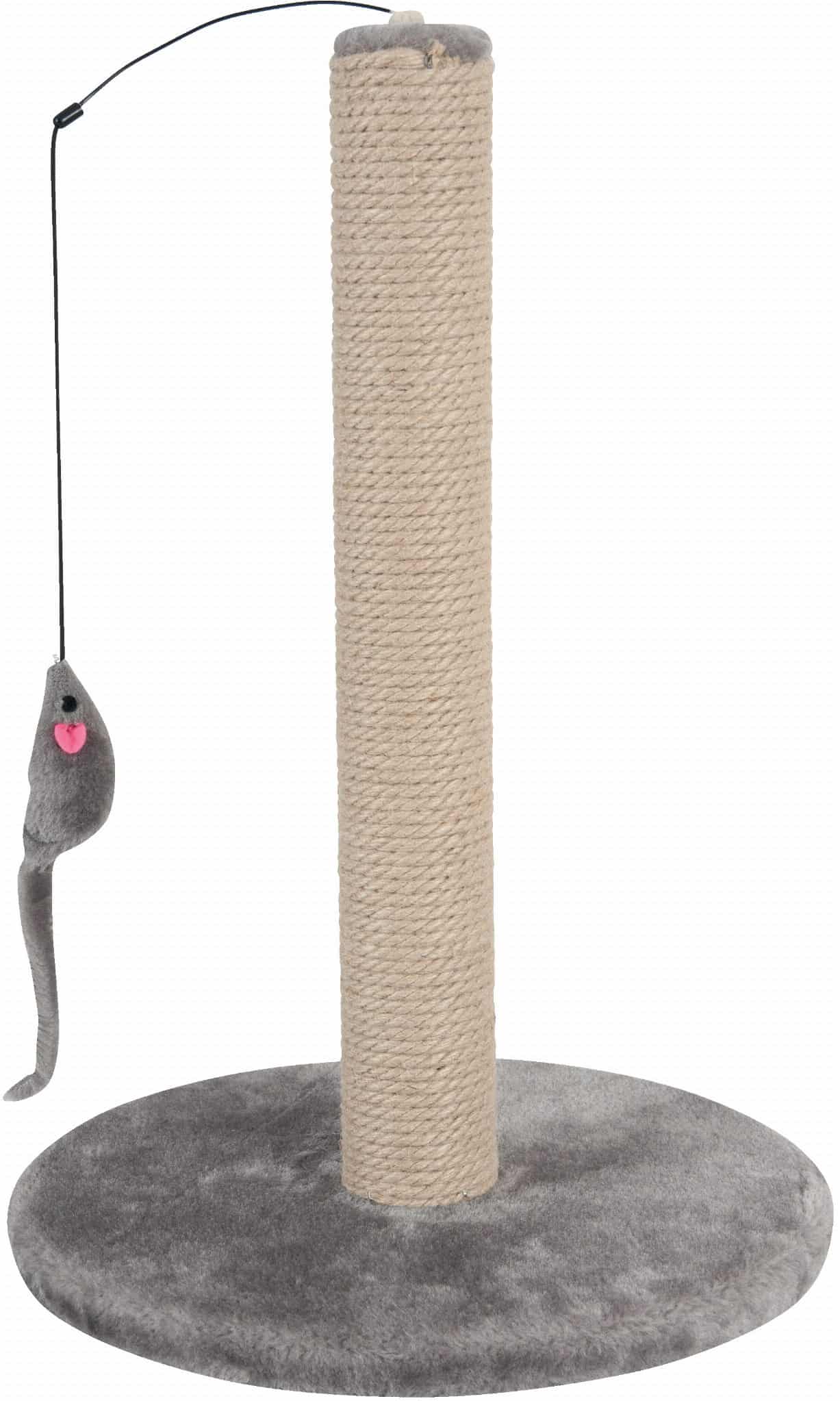 ZOLUX Sisal-Kratzbaum mit Spielzeug, 48cm Grau