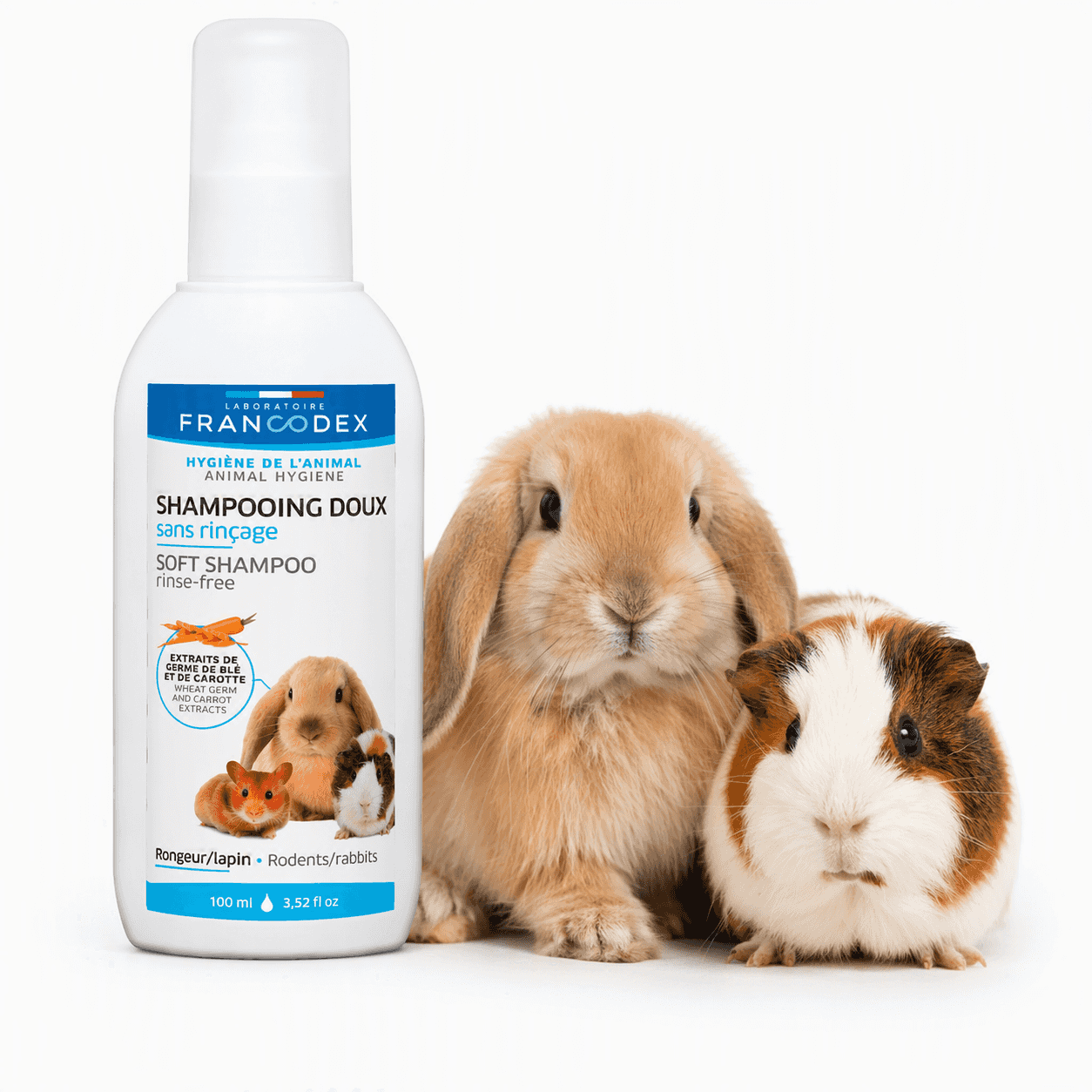 FRANCODEX Trockenshampoo für Nagetiere 100 ml