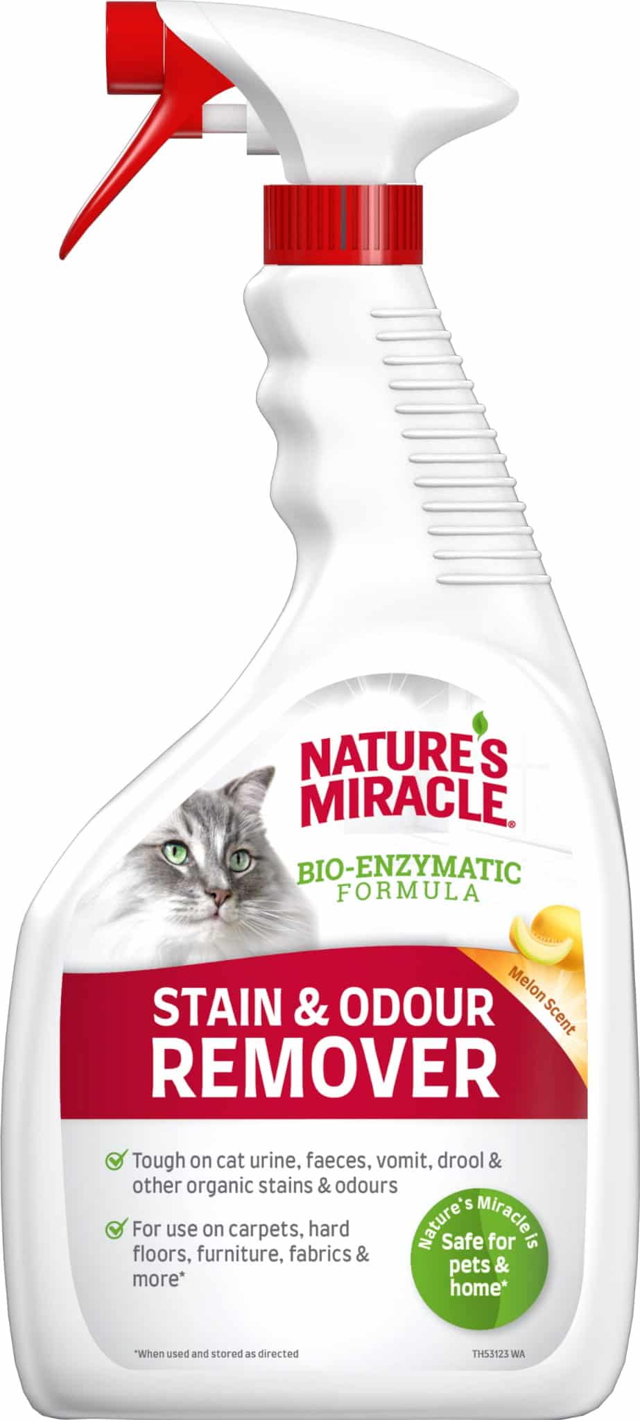 NATURE'S MIRACLE Fleckenentferner für Katzen – REMOVER 946 ml