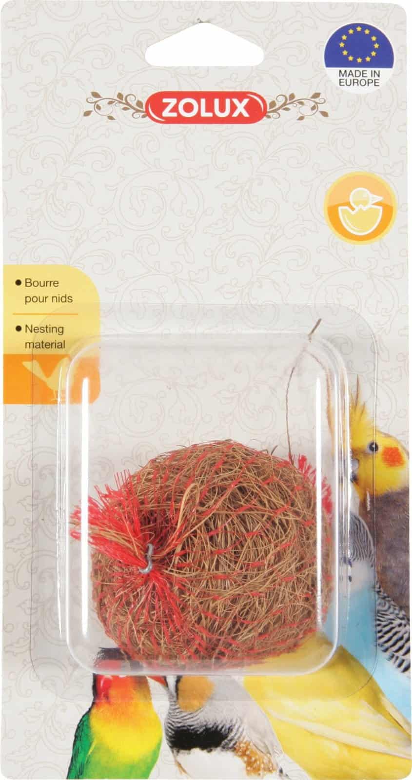 ZOLUX Kokosfasern für Vögel zum Nestbau