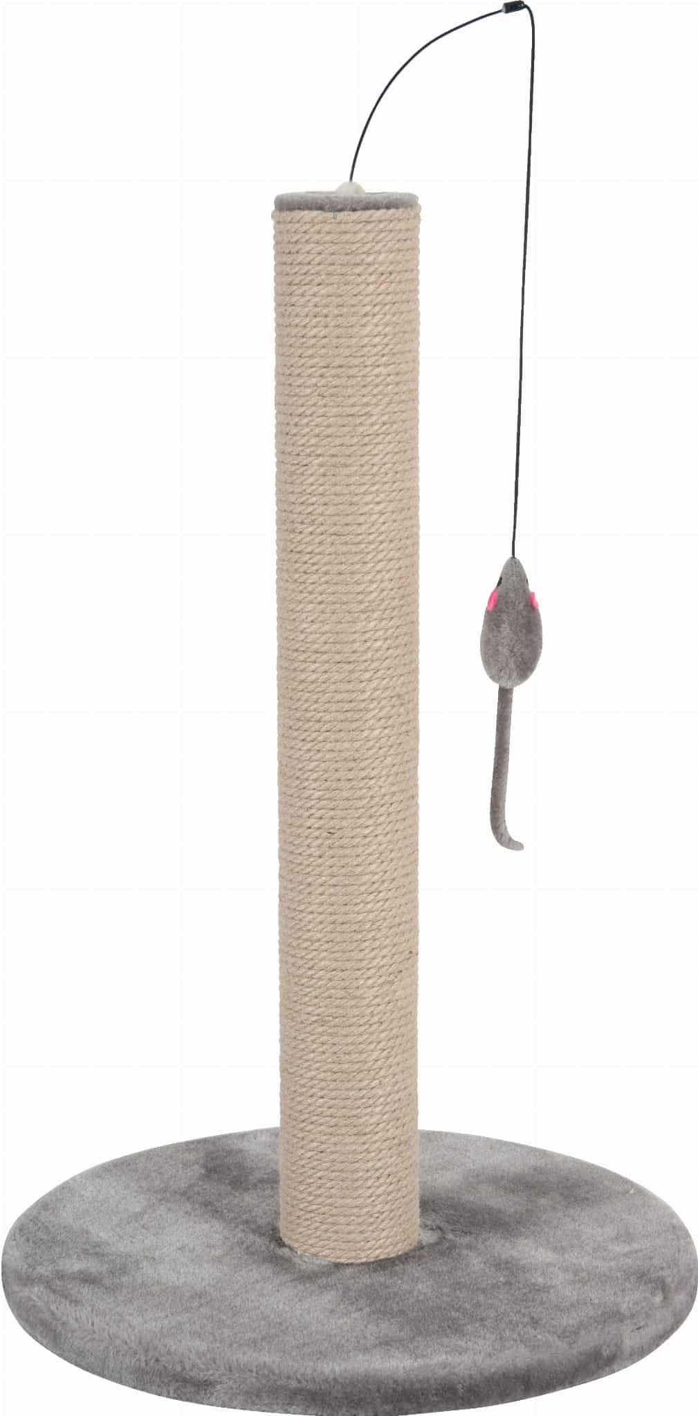 ZOLUX Kratzbaum aus Sisal mit Spielzeug 63 cm, Grau