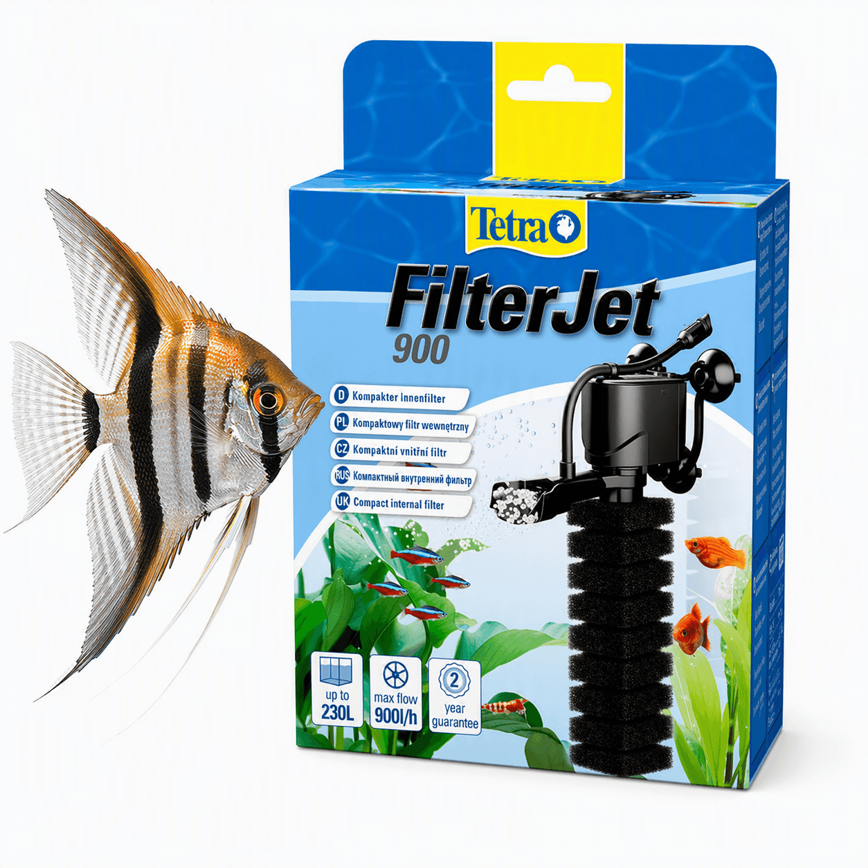 TETRA FilterJet 900 – Innenfilter für Aquarien von 170–250 l