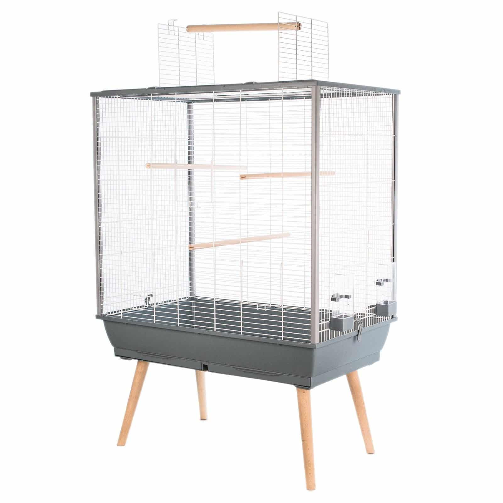 ZOLUX NEO Jili Vogelkäfig H80 Farbe: grau