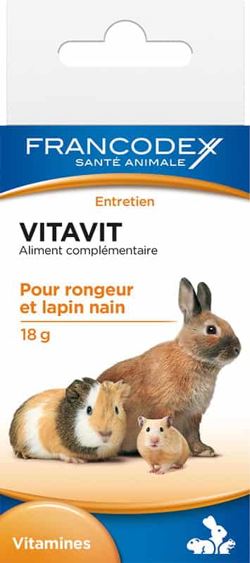 FRANCODEX Vitamine für Nagetiere Vitavit Nährstoffbalance 18 g