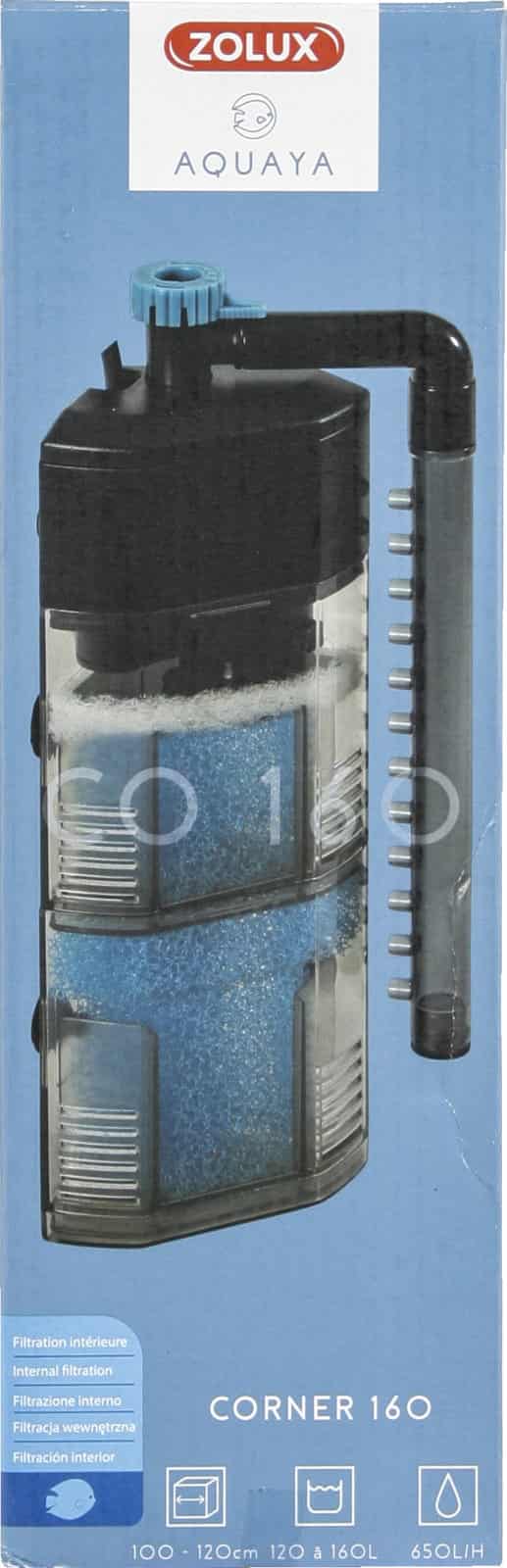 ZOLUX Innenfilter für Aquarien AQUAYA Corner 160
