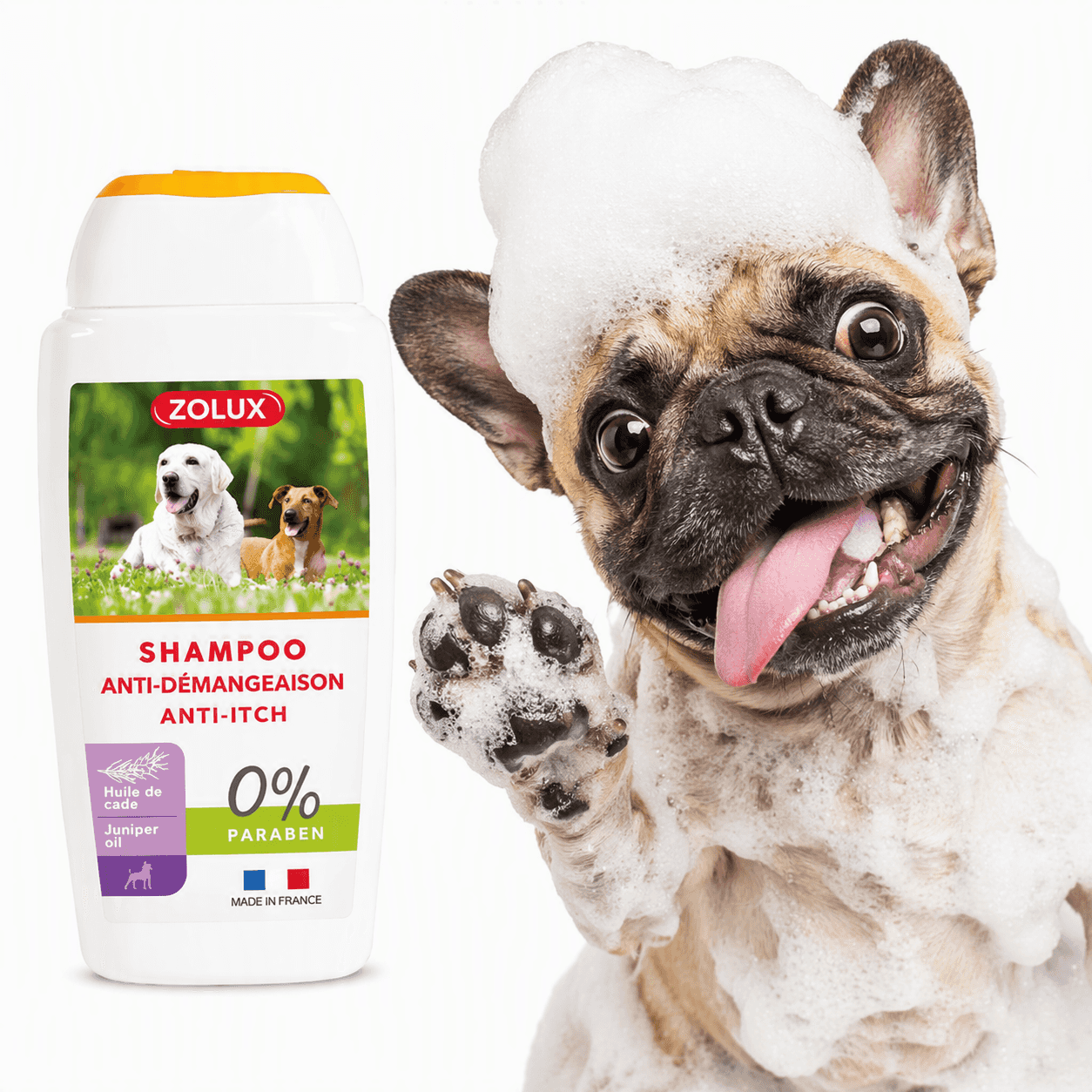 ZOLUX Antijuckreiz-Hundeshampoo 250 ml